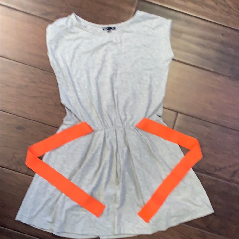 Gap Size X Large Gray Ribbon Belt Dress Cute!
